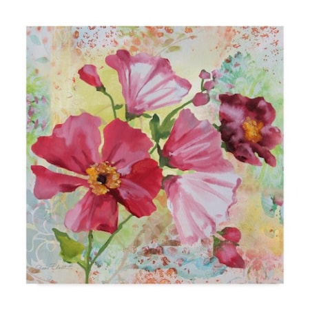 Jean Plout 'Garden Beauty 1' Canvas Art,18x18